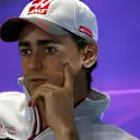 Esteban Gutierrez (MEX) Haas F1 in the Press Conference at Formula One World Championship, Rd4, Russian Grand Prix, Preparations, Sochi Autodrom, Sochi, Krasnodar Krai, Russia, Thursday 28 April 2016. © Sutton Motorsport Images