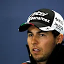 Sergio Perez (MEX) Force India in the Press Conference at Formula One World Championship, Rd4, Russian Grand Prix, Preparations, Sochi Autodrom, Sochi, Krasnodar Krai, Russia, Thursday 28 April 2016. © Sutton Motorsport Images