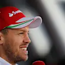 Sebastian Vettel (GER) Ferrari at Formula One World Championship, Rd4, Russian Grand Prix, Preparations, Sochi Autodrom, Sochi, Krasnodar Krai, Russia, Thursday 28 April 2016. © Sutton Motorsport Images