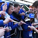 Daniil Kvyat (RUS) Red Bull Racing signs autographs for the fans at Formula One World Championship, Rd4, Russian Grand Prix, Preparations, Sochi Autodrom, Sochi, Krasnodar Krai, Russia, Thursday 28 April 2016. © Sutton Motorsport Images