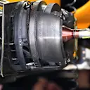 Renault Sport F1 Team RS16 front wheel hub at Formula One World Championship, Rd4, Russian Grand Prix, Preparations, Sochi Autodrom, Sochi, Krasnodar Krai, Russia, Thursday 28 April 2016. © Sutton Motorsport Images