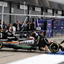Nikita Mazepin (RUS) Force India VJM09 at Formula One Testing, Day One, Silverstone, England, Tuesday 12 July 2016. © Sutton Images