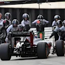 Santino Ferrucci (USA) Haas VF-16 at Formula One Testing, Day Two, Silverstone, England, Wednesday 13 July 2016. © Sutton Images