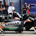Nikita Mazepin (RUS) Force India VJM09 at Formula One Testing, Day Two, Silverstone, England, Wednesday 13 July 2016. © Sutton Images