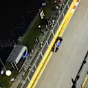 Pascal Wehrlein (GER) Manor Racing MRT05 at Formula One World Championship, Rd15, Singapore Grand Prix, Practice, Marina Bay Street Circuit, Singapore, Friday 16 September 2016. © Sutton Images