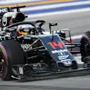 Fernando Alonso (ESP) McLaren MP4-31 at Formula One World Championship, Rd15, Singapore Grand Prix, Practice, Marina Bay Street Circuit, Singapore, Friday 16 September 2016. © Sutton Images