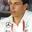 Toto Wolff (AUT) Mercedes AMG F1 Director of Motorsport in the Press Conference at Formula One World Championship, Rd15, Singapore Grand Prix, Practice, Marina Bay Street Circuit, Singapore, Friday 16 September 2016. © Sutton Images
