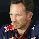Christian Horner (GBR) Red Bull Racing Team Principal in the Press Conference at Formula One World Championship, Rd15, Singapore Grand Prix, Practice, Marina Bay Street Circuit, Singapore, Friday 16 September 2016. © Sutton Images