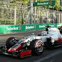 Romain Grosjean (FRA) Haas VF-16 at Formula One World Championship, Rd15, Singapore Grand Prix, Practice, Marina Bay Street Circuit, Singapore, Friday 16 September 2016. © Sutton Images