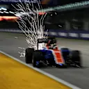 Pascal Wehrlein (GER) Manor Racing MRT05 at Formula One World Championship, Rd15, Singapore Grand Prix, Qualifying, Marina Bay Street Circuit, Singapore, Saturday 17 September 2016. © Sutton Images