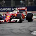 Sebastian Vettel (GER) Ferrari SF16-H at Formula One World Championship, Rd15, Singapore Grand Prix, Qualifying, Marina Bay Street Circuit, Singapore, Saturday 17 September 2016. © Sutton Images