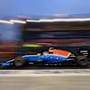 Esteban Ocon (FRA) Manor Racing MRT05 at Formula One World Championship, Rd15, Singapore Grand Prix, Qualifying, Marina Bay Street Circuit, Singapore, Saturday 17 September 2016. © Sutton Images