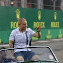 Valtteri Bottas (FIN) Williams on the drivers parade at Formula One World Championship, Rd15, Singapore Grand Prix, Race, Marina Bay Street Circuit, Singapore, Sunday 18 September 2016. © Sutton Images