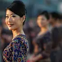 Grid Girl at Formula One World Championship, Rd15, Singapore Grand Prix, Race, Marina Bay Street Circuit, Singapore, Sunday 18 September 2016. © Sutton Images