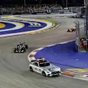 Safety car leads out the pack at Formula One World Championship, Rd15, Singapore Grand Prix, Race, Marina Bay Street Circuit, Singapore, Sunday 18 September 2016. © Sutton Images