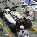Valtteri Bottas (FIN) Williams FW38 makes a pitstop at Formula One World Championship, Rd15, Singapore Grand Prix, Race, Marina Bay Street Circuit, Singapore, Sunday 18 September 2016. © Sutton Images