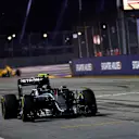 Nico Rosberg (GER) Mercedes-Benz F1 W07 Hybrid at Formula One World Championship, Rd15, Singapore Grand Prix, Race, Marina Bay Street Circuit, Singapore, Sunday 18 September 2016. © Sutton Images