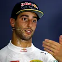 Daniel Ricciardo (AUS) Red Bull Racing in the Press Conference at Formula One World Championship, Rd15, Singapore Grand Prix, Race, Marina Bay Street Circuit, Singapore, Sunday 18 September 2016. © Sutton Images