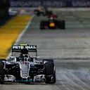 Nico Rosberg (GER) Mercedes-Benz F1 W07 Hybrid at Formula One World Championship, Rd15, Singapore Grand Prix, Race, Marina Bay Street Circuit, Singapore, Sunday 18 September 2016. © Sutton Images