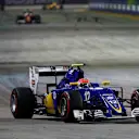 Felipe Nasr (BRA) Sauber C35 at Formula One World Championship, Rd15, Singapore Grand Prix, Race, Marina Bay Street Circuit, Singapore, Sunday 18 September 2016. © Sutton Images