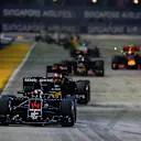 Fernando Alonso (ESP) McLaren MP4-31 at Formula One World Championship, Rd15, Singapore Grand Prix, Race, Marina Bay Street Circuit, Singapore, Sunday 18 September 2016. © Sutton Images