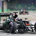 Fernando Alonso (ESP) McLaren MP4-31 at Formula One World Championship, Rd15, Singapore Grand Prix, Race, Marina Bay Street Circuit, Singapore, Sunday 18 September 2016. © Sutton Images