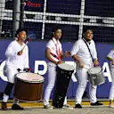 Grid entertainment at Formula One World Championship, Rd15, Singapore Grand Prix, Race, Marina Bay Street Circuit, Singapore, Sunday 18 September 2016. © Sutton Images