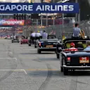 Drivers parade at Formula One World Championship, Rd15, Singapore Grand Prix, Race, Marina Bay Street Circuit, Singapore, Sunday 18 September 2016. © Sutton Images