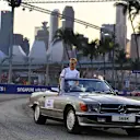 Nico Rosberg (GER) Mercedes AMG F1 on the drivers parade at Formula One World Championship, Rd15, Singapore Grand Prix, Race, Marina Bay Street Circuit, Singapore, Sunday 18 September 2016. © Sutton Images
