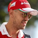 Sebastian Vettel (GER) Ferrari at Formula One World Championship, Rd15, Singapore Grand Prix, Preparations, Marina Bay Street Circuit, Singapore, Thursday 15 September 2016. © Sutton Images