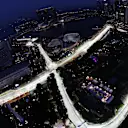 The Marina Bay Street Circuit as viewed from Swissotel The Stamford level 65 at Formula One World Championship, Rd15, Singapore Grand Prix, Preparations, Marina Bay Street Circuit, Singapore, Thursday 15 September 2016. © Sutton Images