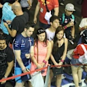 Fans on the pitlane walkabout at Formula One World Championship, Rd15, Singapore Grand Prix, Preparations, Marina Bay Street Circuit, Singapore, Thursday 15 September 2016. © Sutton Images