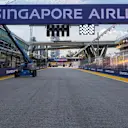Track view at Formula One World Championship, Rd15, Singapore Grand Prix, Preparations, Marina Bay Street Circuit, Singapore, Thursday 15 September 2016. © Sutton Images