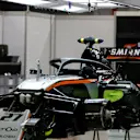 Force India VJM09 with halo at Formula One World Championship, Rd15, Singapore Grand Prix, Preparations, Marina Bay Street Circuit, Singapore, Thursday 15 September 2016. © Sutton Images