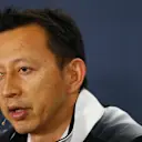 Yusuke Hasegawa (JPN) Head of Honda Motorsport in the Press Conference at Formula One World Championship, Rd5, Spanish Grand Prix, Practice, Barcelona, Spain, Friday 13 May 2016. © Sutton Images