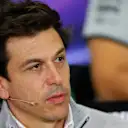 Toto Wolff (AUT) Mercedes AMG F1 Director of Motorsport in the Press Conference at Formula One World Championship, Rd5, Spanish Grand Prix, Practice, Barcelona, Spain, Friday 13 May 2016. © Sutton Images