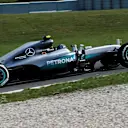 Nico Rosberg (GER) Mercedes-Benz F1 W07 Hybrid at Formula One World Championship, Rd5, Spanish Grand Prix, Practice, Barcelona, Spain, Friday 13 May 2016. © Sutton Images