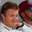 Nico Rosberg (GER) Mercedes AMG F1 celebrates in parc ferme at Formula One World Championship, Rd5, Spanish Grand Prix, Qualifying, Barcelona, Spain, Saturday 14 May 2016. © Sutton Images