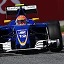 Felipe Nasr (BRA) Sauber C35 at Formula One World Championship, Rd5, Spanish Grand Prix, Qualifying, Barcelona, Spain, Saturday 14 May 2016. © Sutton Images