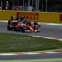 Kimi Raikkonen (FIN) Ferrari SF16-H and Carlos Sainz (ESP) Scuderia Toro Rosso STR11 battle at Formula One World Championship, Rd5, Spanish Grand Prix, Race, Barcelona, Spain, Sunday 15 May 2016. © Sutton Motorsport Images