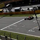 Max Verstappen (NED) Red Bull Racing RB12 crosses the line to take the chequered flag and win the race at Formula One World Championship, Rd5, Spanish Grand Prix, Race, Barcelona, Spain, Sunday 15 May 2016. © Sutton Motorsport Images