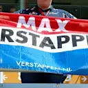 Fan with Max Verstappen (NED) Red Bull Racing flag at Formula One World Championship, Rd5, Spanish Grand Prix, Race, Barcelona, Spain, Sunday 15 May 2016. © Sutton Motorsport Images