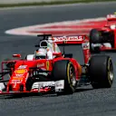 Sebastian Vettel (GER) Ferrari SF16-H at Formula One World Championship, Rd5, Spanish Grand Prix, Race, Barcelona, Spain, Sunday 15 May 2016. © Sutton Images