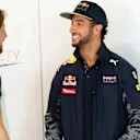 Romain Grosjean (FRA) Haas F1 and Daniel Ricciardo (AUS) Red Bull Racing at Formula One World Championship, Rd5, Spanish Grand Prix, Race, Barcelona, Spain, Sunday 15 May 2016. © Sutton Images