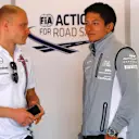 Valtteri Bottas (FIN) Williams and Rio Haryanto (IDN) Manor Racing at Formula One World Championship, Rd5, Spanish Grand Prix, Race, Barcelona, Spain, Sunday 15 May 2016. © Sutton Images
