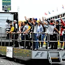 Drivers parade at Formula One World Championship, Rd5, Spanish Grand Prix, Race, Barcelona, Spain, Sunday 15 May 2016. © Sutton Motorsport Images