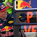 Race winner Max Verstappen (NED) Red Bull Racing celebrates with the team at Formula One World Championship, Rd5, Spanish Grand Prix, Race, Barcelona, Spain, Sunday 15 May 2016. © Sutton Images