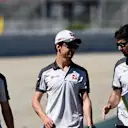 Esteban Gutierrez (MEX) Haas F1 walks the track at Formula One World Championship, Rd5, Spanish Grand Prix, Preparations, Barcelona, Spain, Thursday 12 May 2016. © Sutton Images