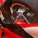 Ferrari SF16-H rear suspension detail at Formula One World Championship, Rd5, Spanish Grand Prix, Preparations, Barcelona, Spain, Thursday 12 May 2016. © Sutton Images