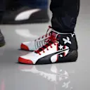 The boots of Daniel Ricciardo (AUS) Red Bull Racing at Formula One World Championship, Rd18, United States Grand Prix, Practice, Circuit of the Americas, Austin, Texas, USA, Friday 21 October 2016. © Sutton Images